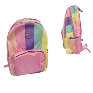 Kaukko Rainbow Sırt Çantası - Line Pink