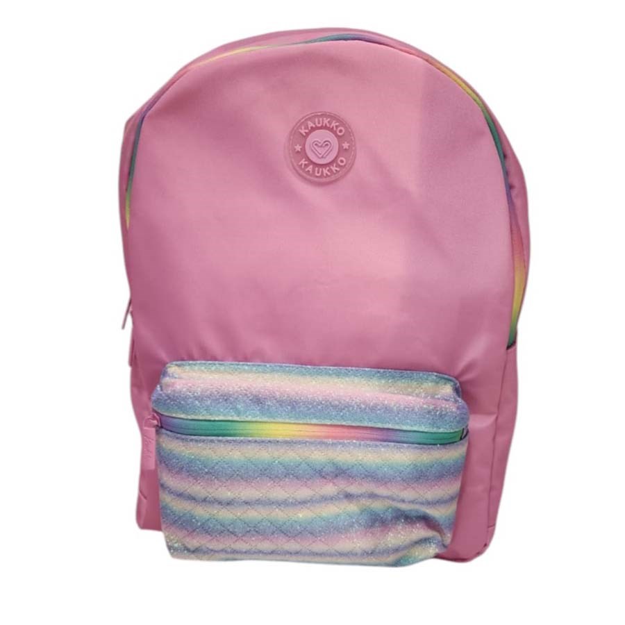 Kaukko Brush Sırt Çantası - Pink 