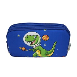 Kaukko Kids 3 Bölmeli Kalem Çantası Toys Dinosaur
