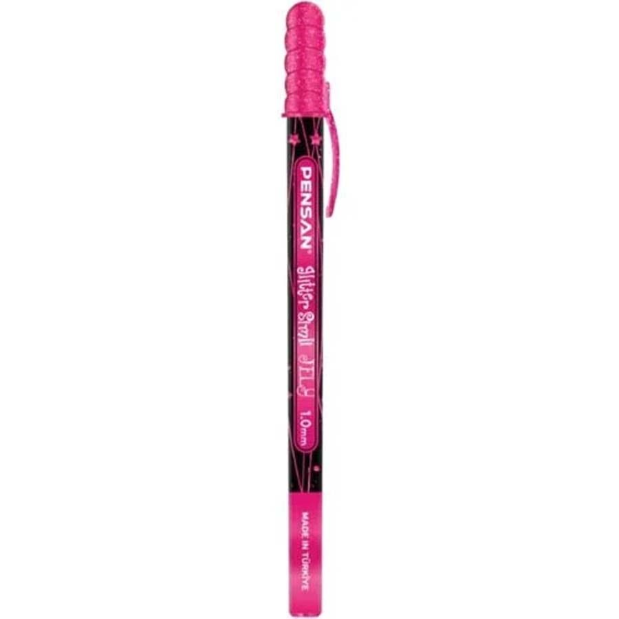 Pensan Işıltılı Simli Jel Kalem 1.0 MM/Mavi Pembe