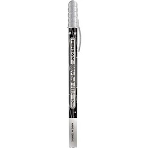 Pensan Işıltılı Simli Jel Kalem 1.0 MM/Mavi Gümüş