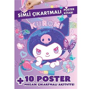 Kuromi Simli Çıkartmalı Poster Kitabı