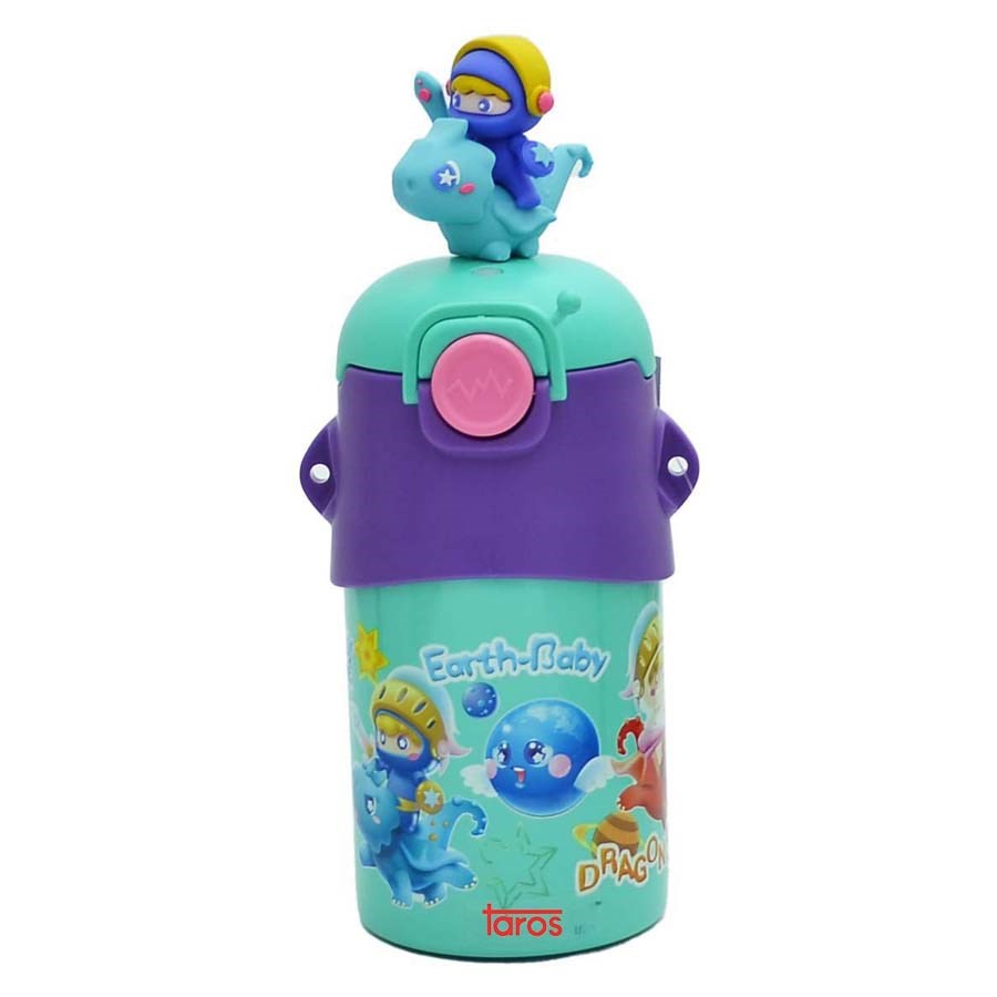 Taros Figürlü Animals Çelik Matara 0,5 Lt