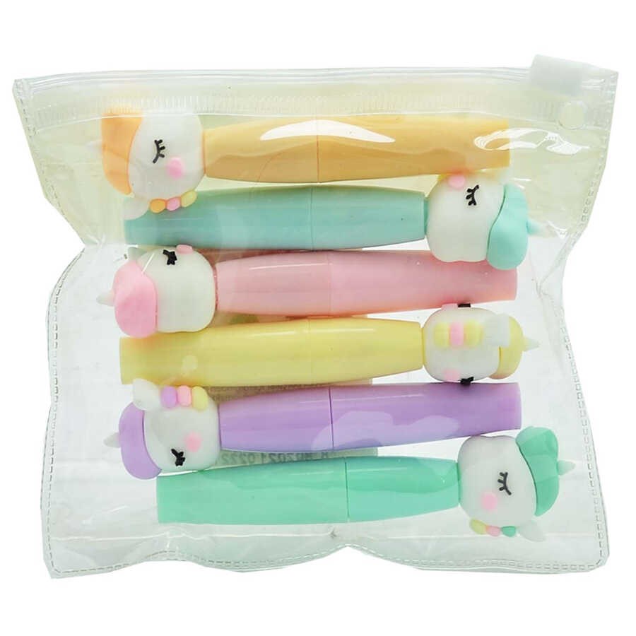 Taros Unick Color Unıcorn Fosforlu Kalem 6 Lı 
