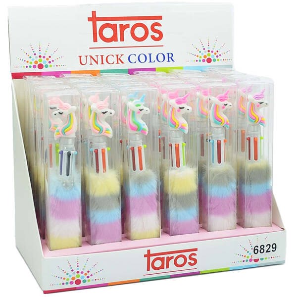 Taros Unick Color Unıcorn 6 Renk Tükenmez Kalem 