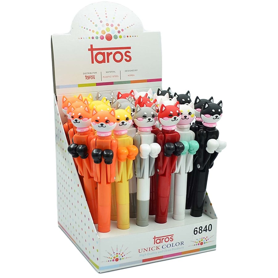 Taros Unıck Color Boksör Tilki Tükenmez Kalem 