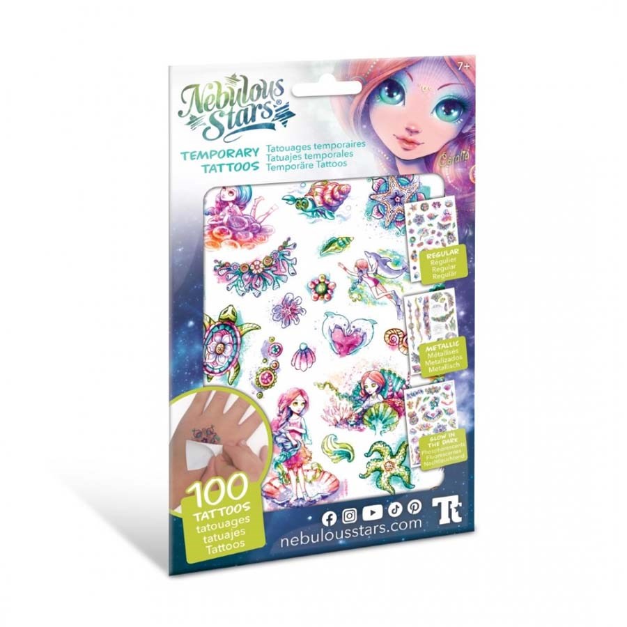 Taros Nebulous Stars Temporary Tattoos Assortment 