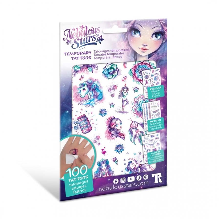 Taros Nebulous Stars Temporary Tattoos Assortment 