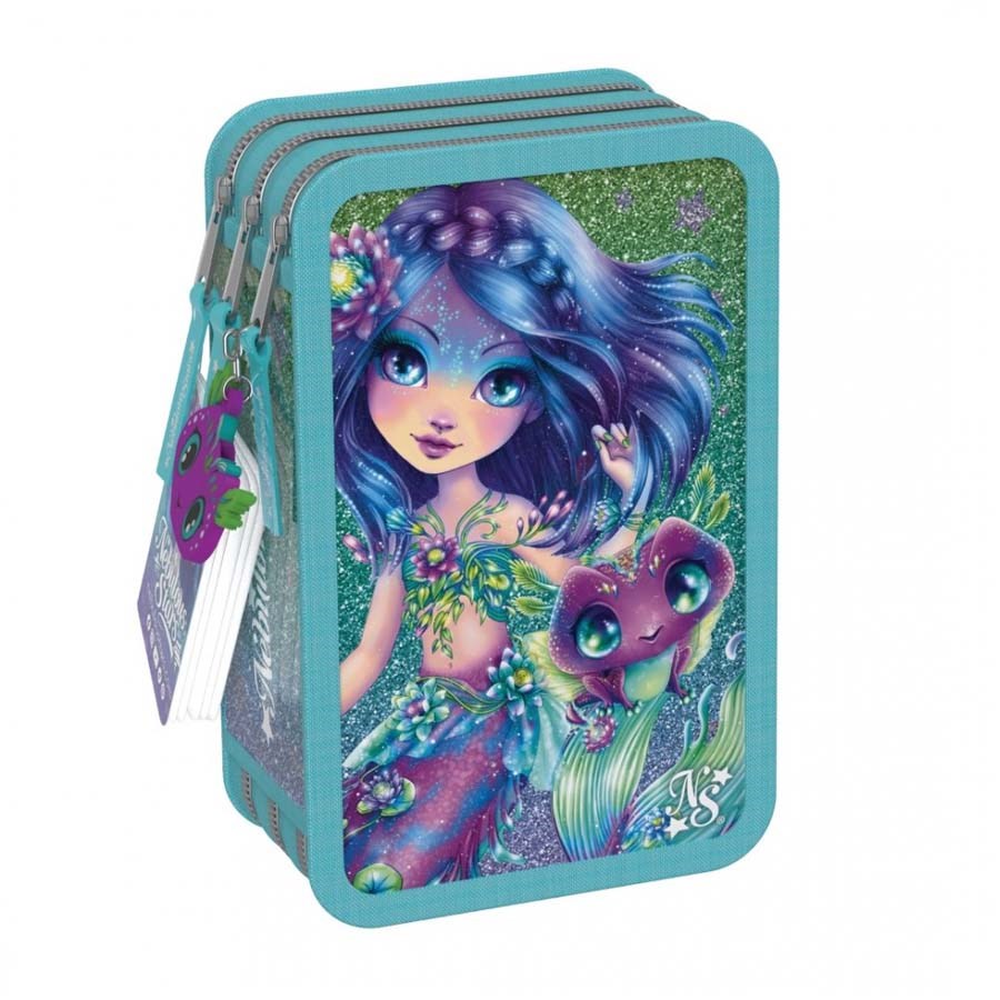 Taros Nebulous Star-12501 3-Tier Pencil Case Mor 