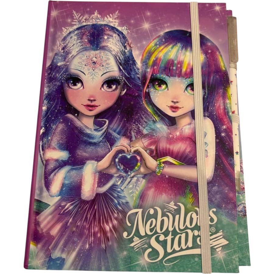 Taros Nebulous Stars Deluxe White Notebook Mor 