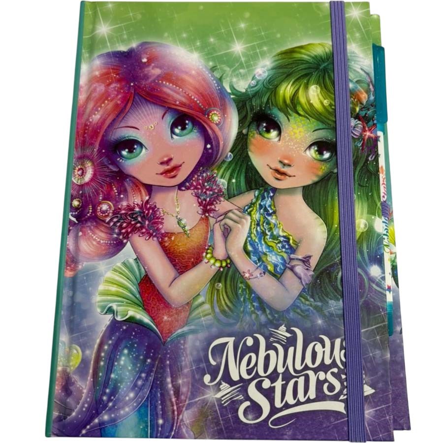 Taros Nebulous Stars Deluxe White Notebook Mor 