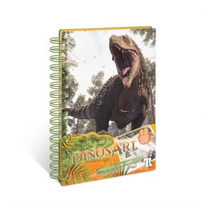Taros Dinosart-15203 Small Creative Book Foil Art
