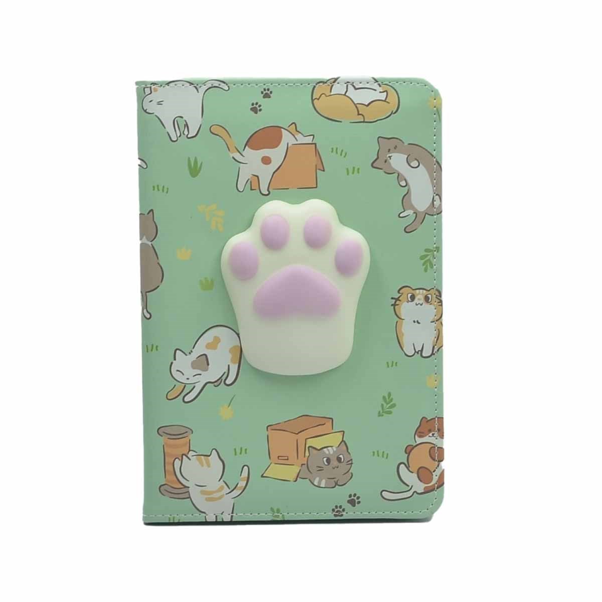 Taros Unick Color Puffy Animals Deri  A5 Defter 