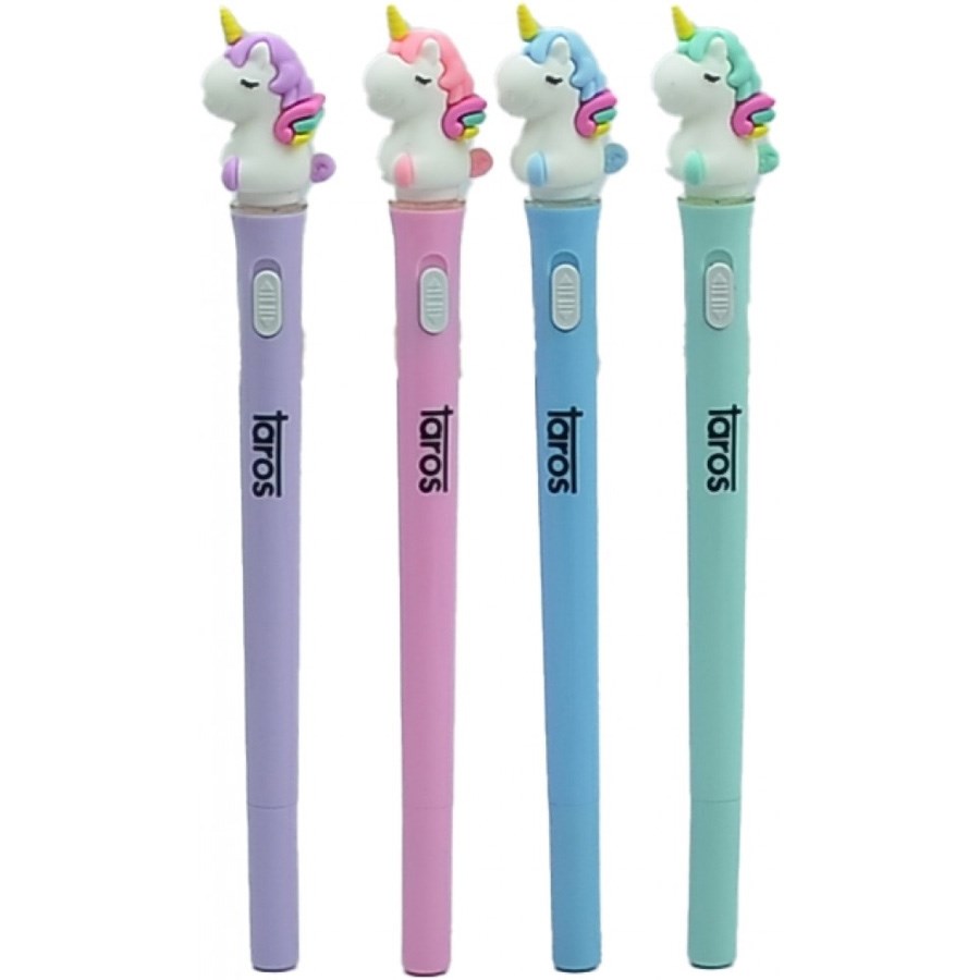 Taros Unick Color Işıklı Unicorn Jel Kalem 
