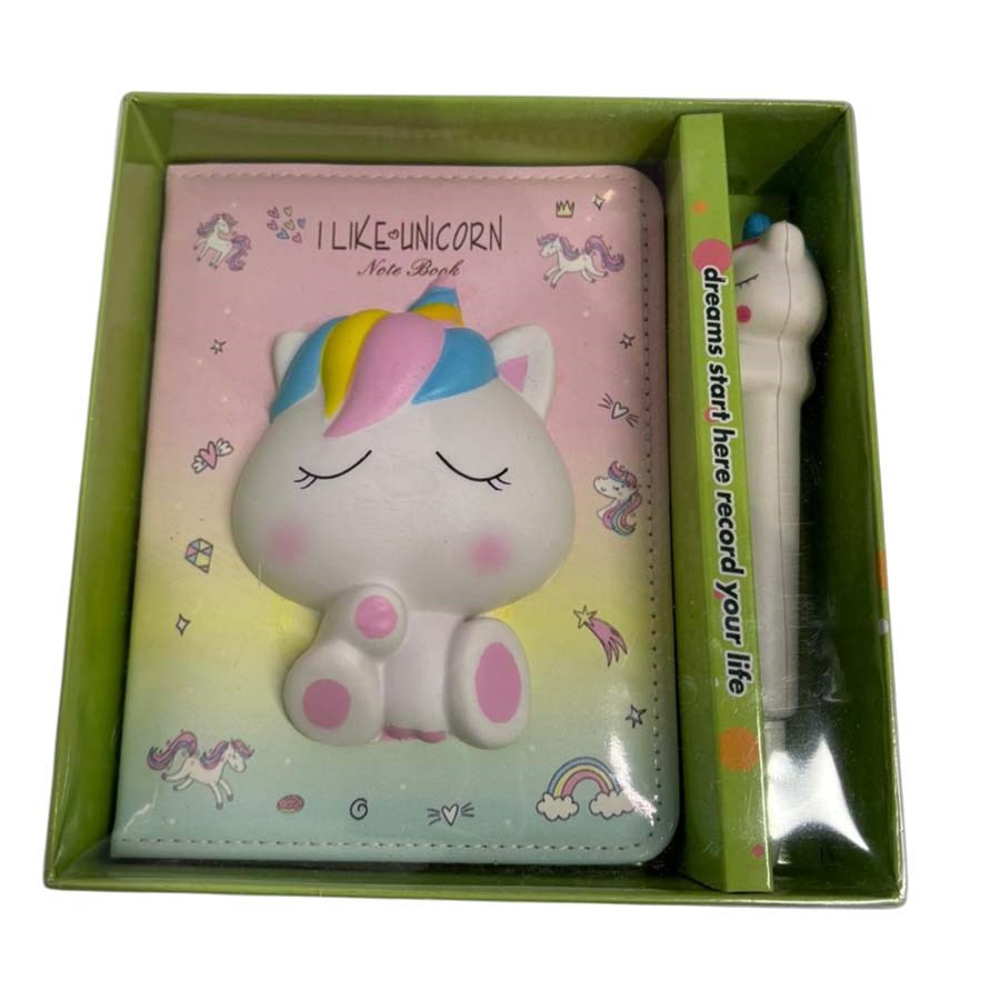 Taros Unick Color Elegans Puffy Kalemli Defter Set 