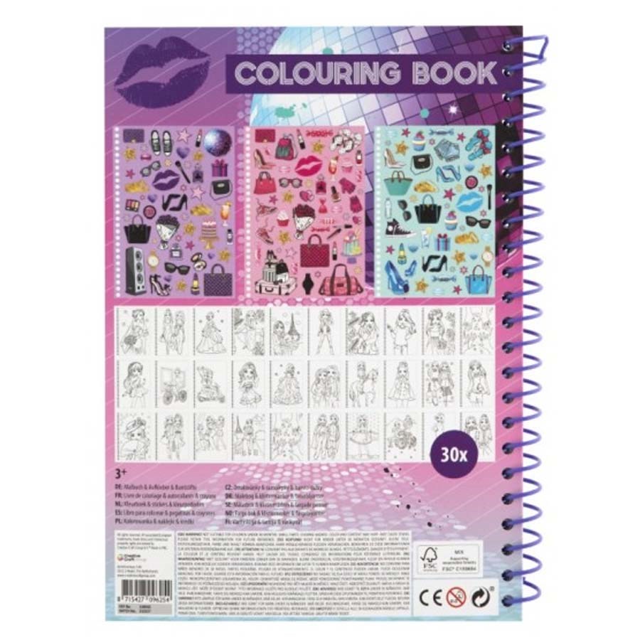 Taros Besties Colouring Book A4 30 Ypr+5 Ç.Taraflı 
