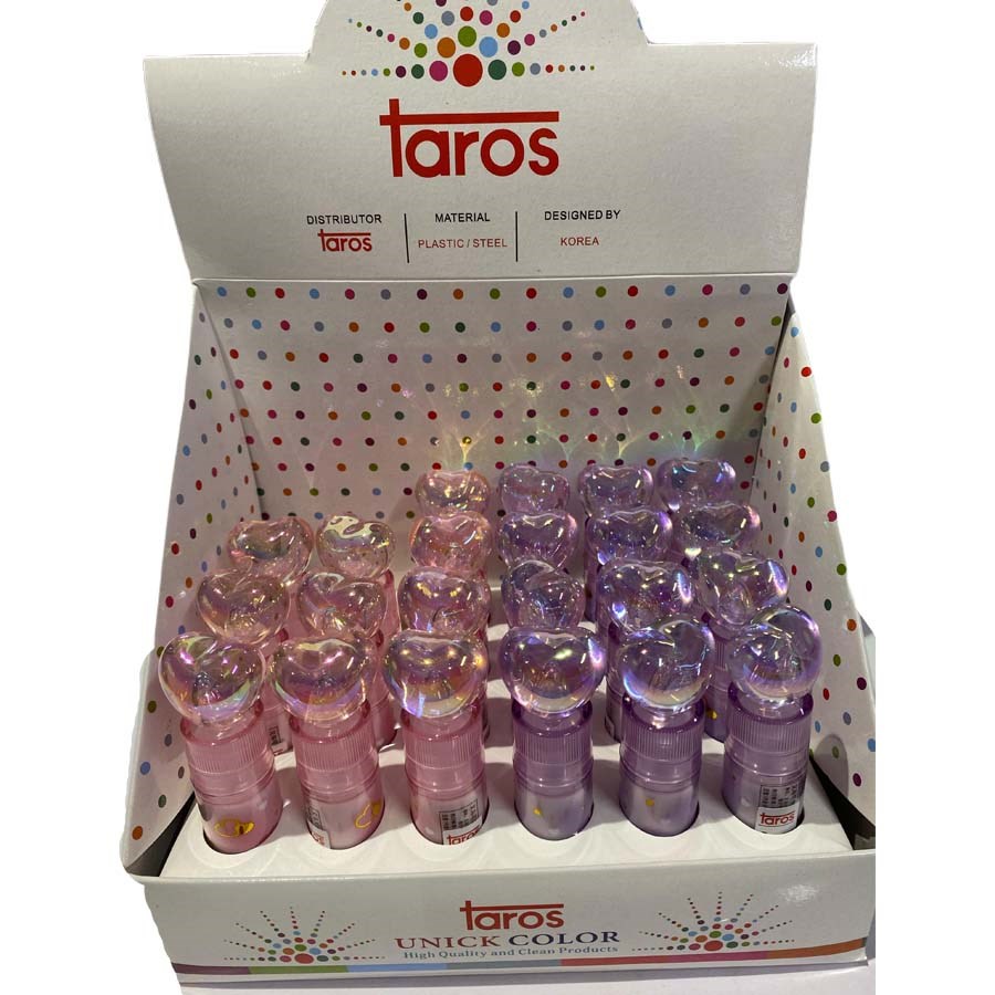 Taros Unick Color Kalp Tepeli Ruj Silgi 