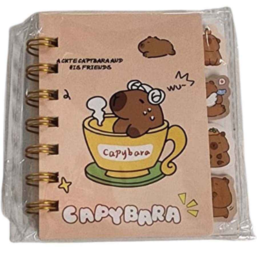 Taros Unick Color Capy Bara Separatörlü Not Defter 