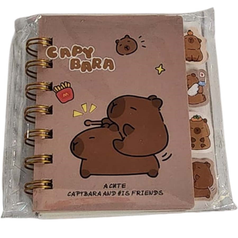 Taros Unick Color Capy Bara Separatörlü Not Defter 