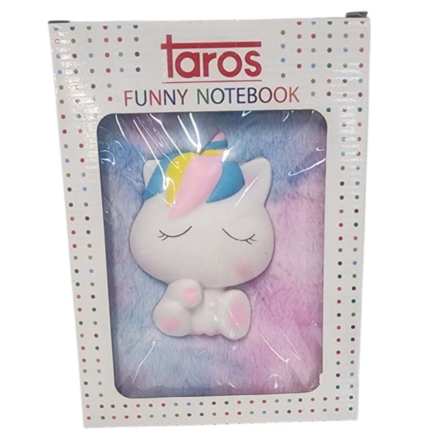Taros Unick Color Puffy A5 Peluş Defter 