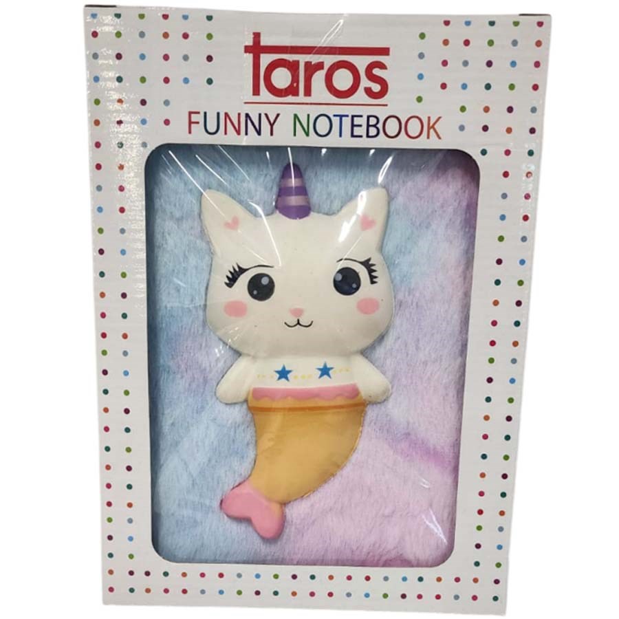Taros Unick Color Puffy A5 Peluş Defter 