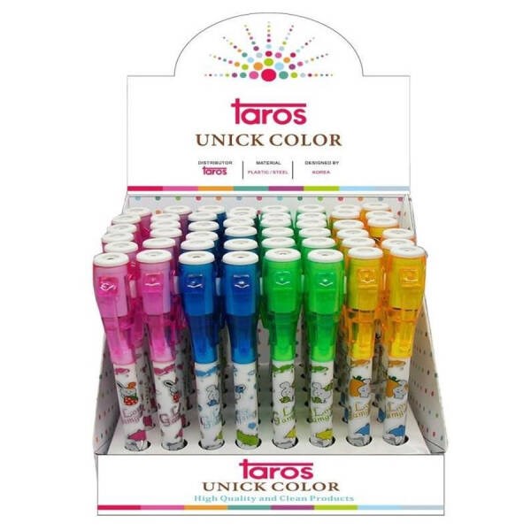 Taros Vintage Label Secret Pen Işıklı Kalem 