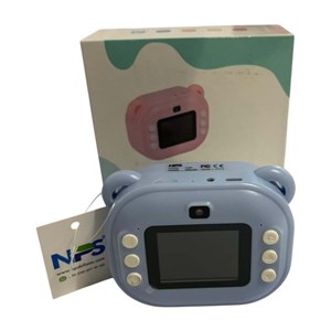 Kids Camera With Print Mavi