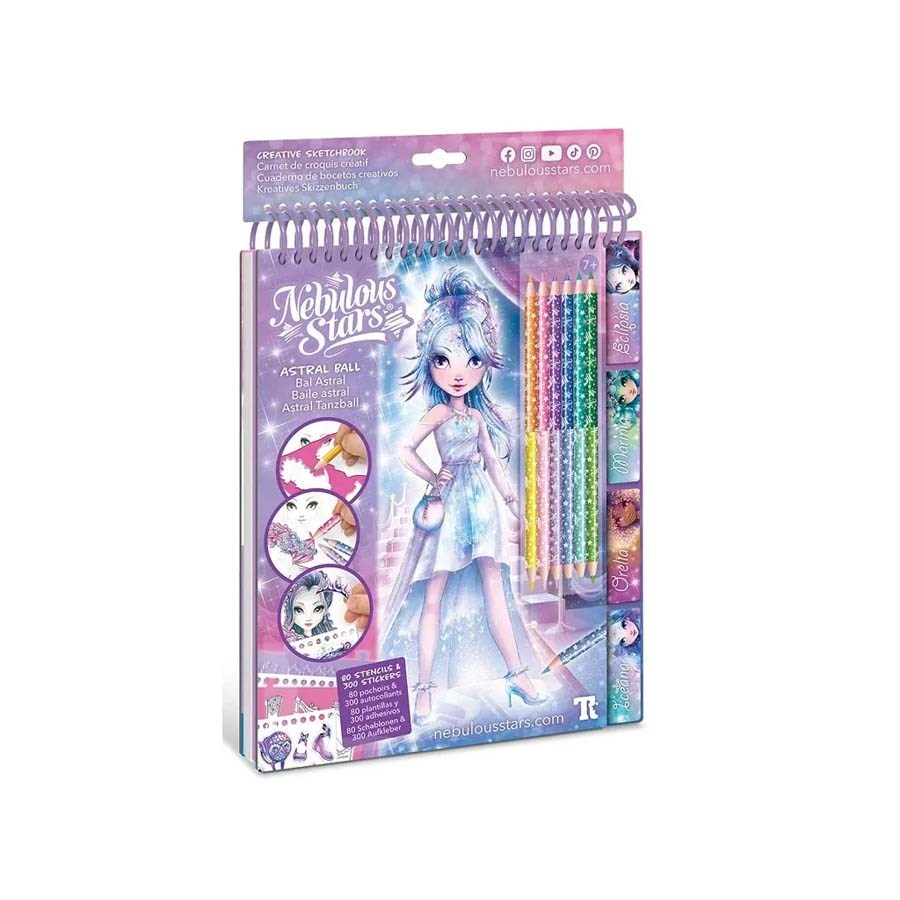 Taros Nebulous Stars Fashion Sketch Book - Astral 