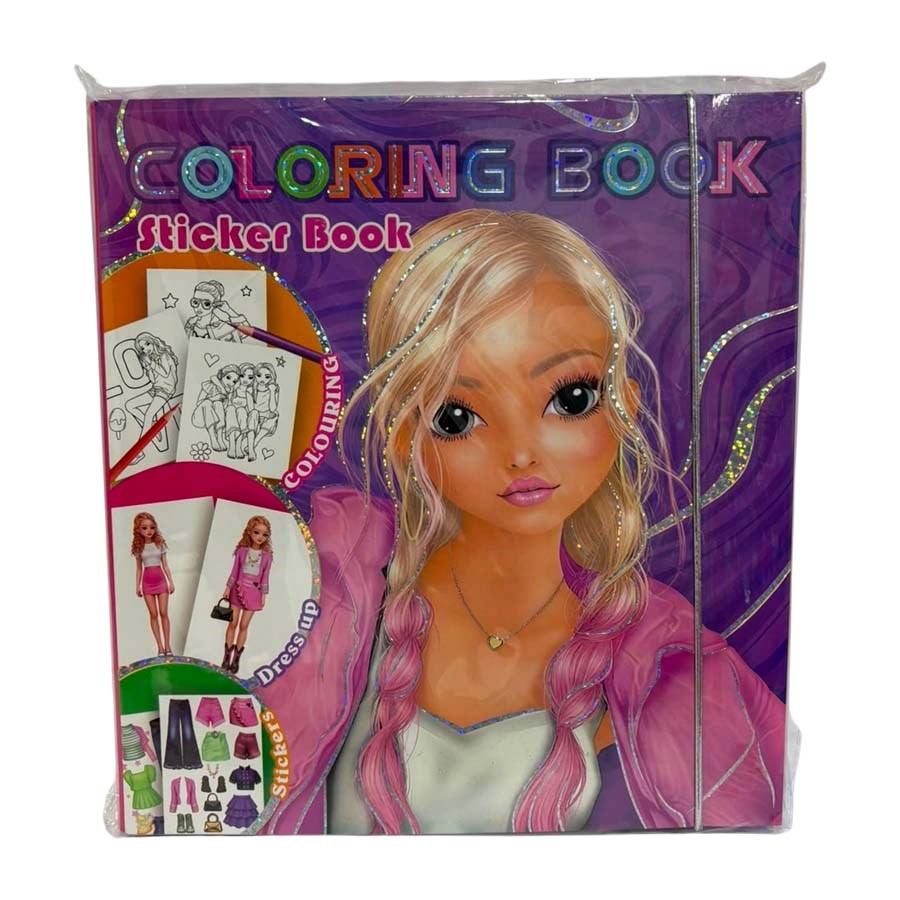 TAROS GİRLS STİCKER +COLORİNG BOOK 