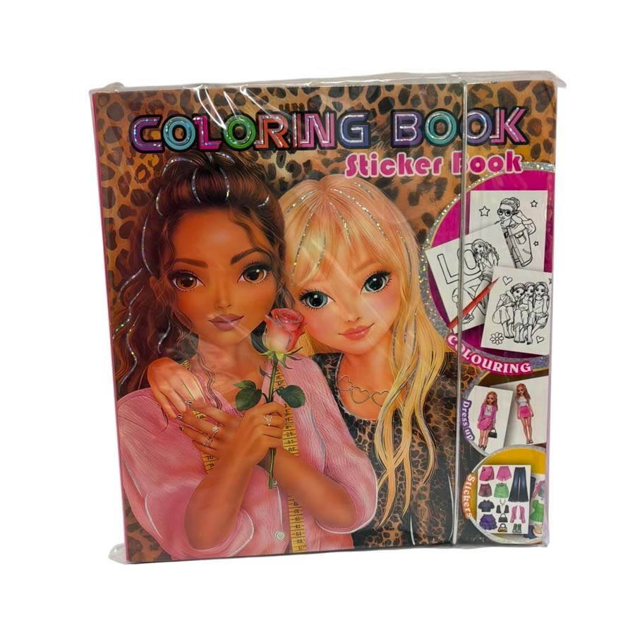 TAROS GİRLS STİCKER +COLORİNG BOOK 