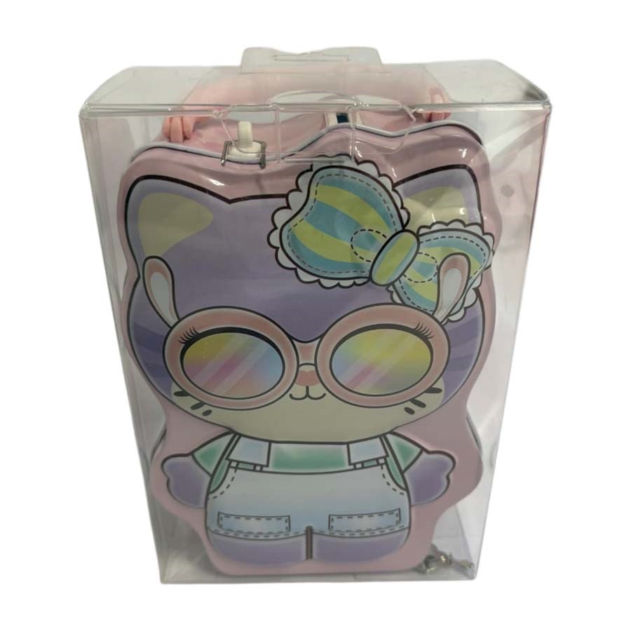 Taros Sevimli Kedi Kilitli Metal Kumbara 