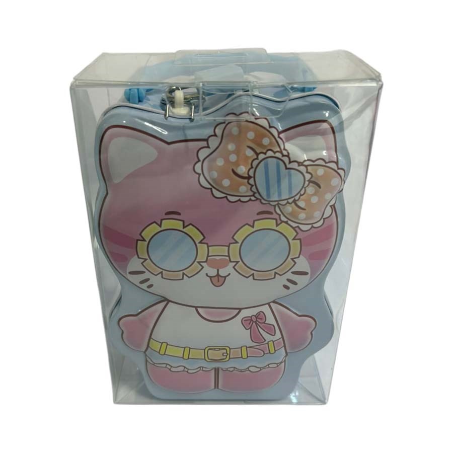 Taros Sevimli Kedi Kilitli Metal Kumbara 