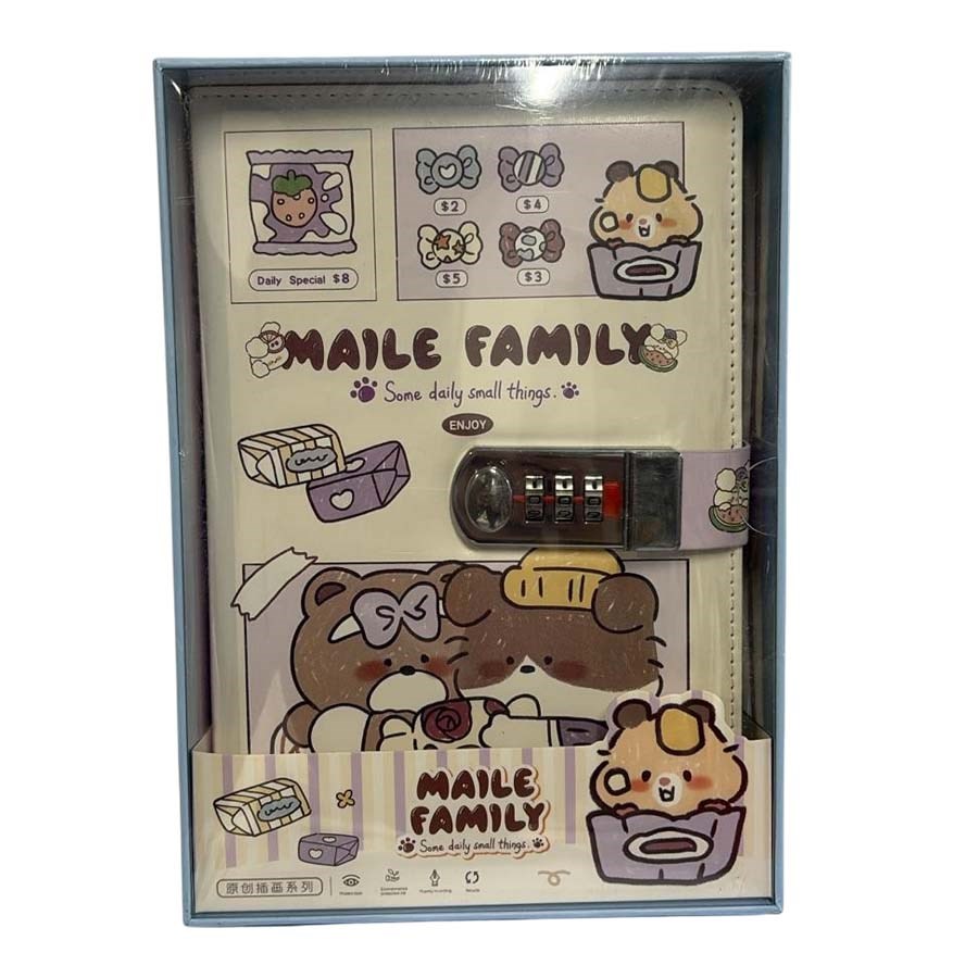 Taros Unick Color Maile Family Şifreli Günlük