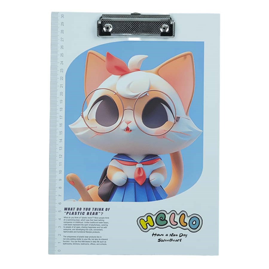 Taros Unick Color Hello Cat A4 Sekreter Altlığı