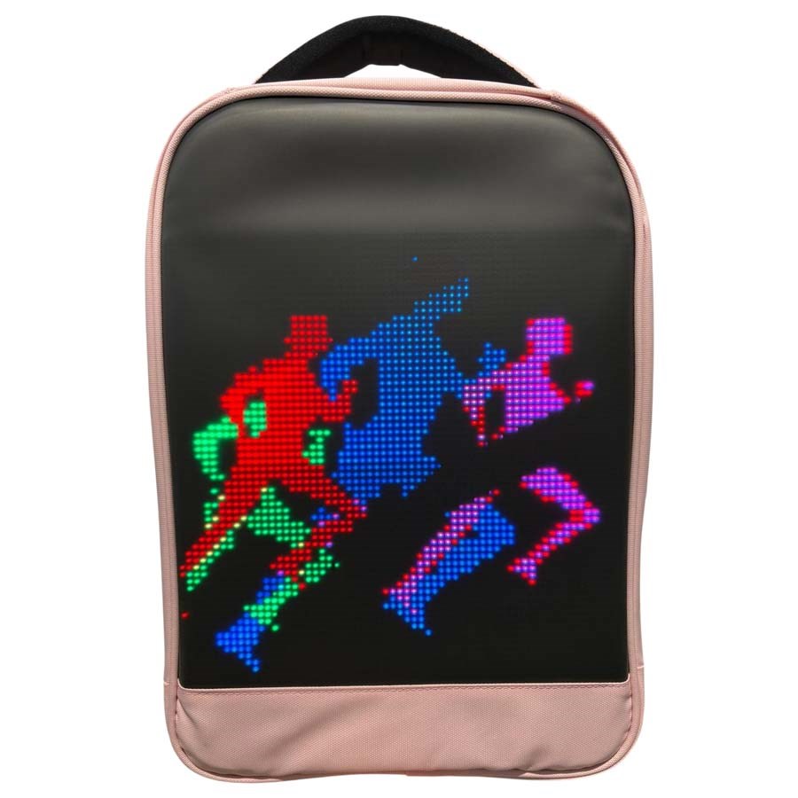 Taros Unic Color Led Panelli Pembe Sırt Çantası 