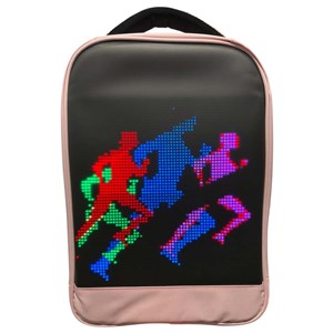 Taros Unic Color Led Panelli Pembe Sırt Çantası
