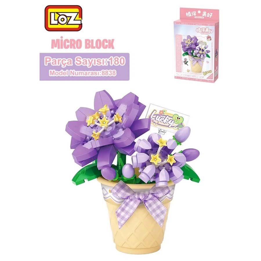 Loz Saksılı Menekşe 180 Parça Block