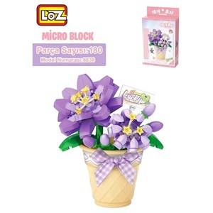 Loz Saksılı Menekşe 180 Parça Block