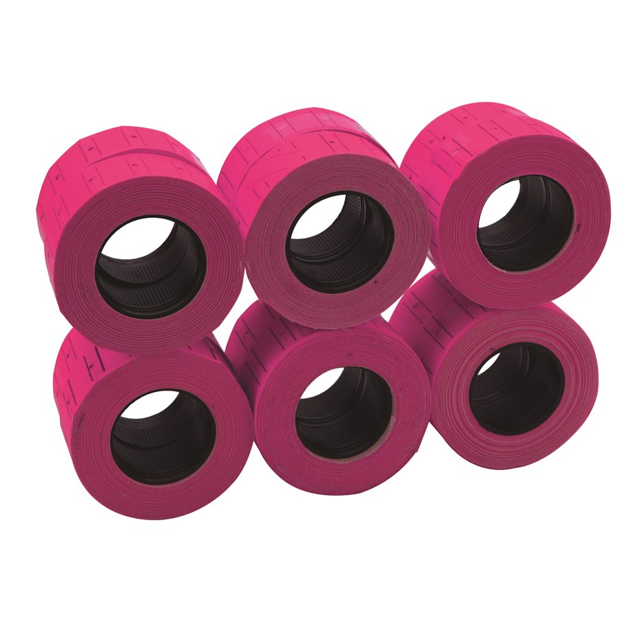 Kraf Motex Etiket 12*21 Mm Fosforlu Pembe 