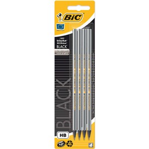 Bic Eco Evolution Black Kurşun Kalem 4Lü 