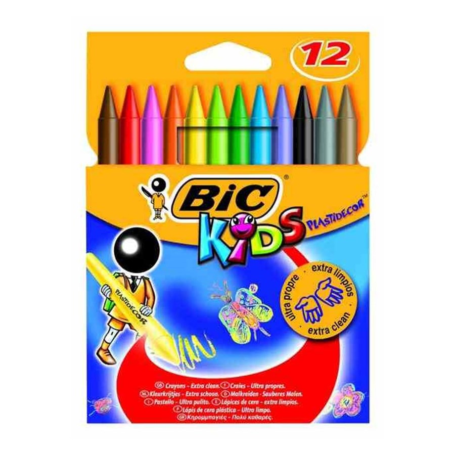 BIC Pastel Boya Plastidecor12 li Kutu 