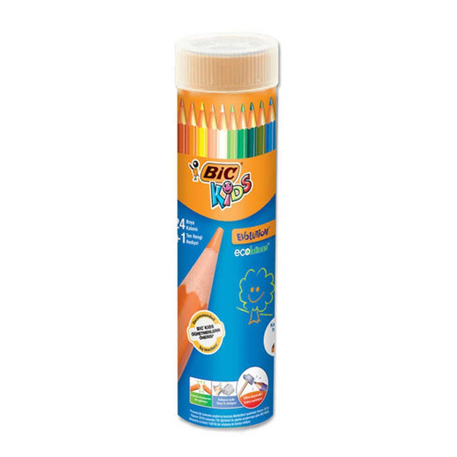 Bic Evolution Kuru Boya Kalemi 24+1 