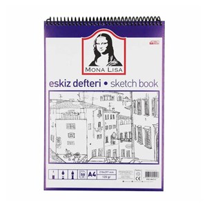 Sudor Monalisa Eskiz Defter A4 120 Gr 50 Yp