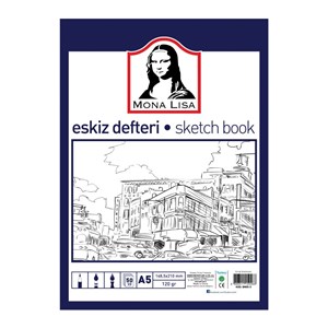 Sudor Monalisa Eskiz Defter A5 120 Gr 50 Yp