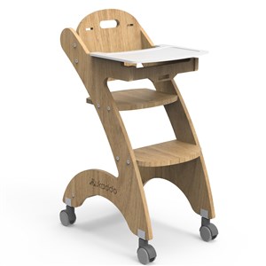 Dukaddo Bianca Ahşap Mama Sandalyesi