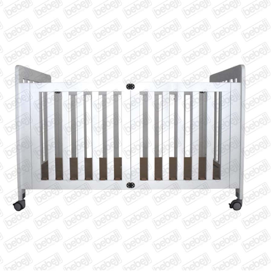 Dukaddo Ahşap Katlanır Doğal Beşik 60x120 Cm 