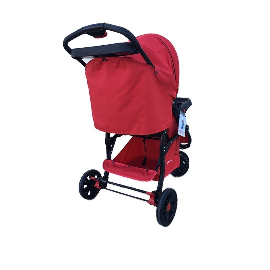 Dukaddo Jogger 3 Teker Bebek Arabası Kırmızı 