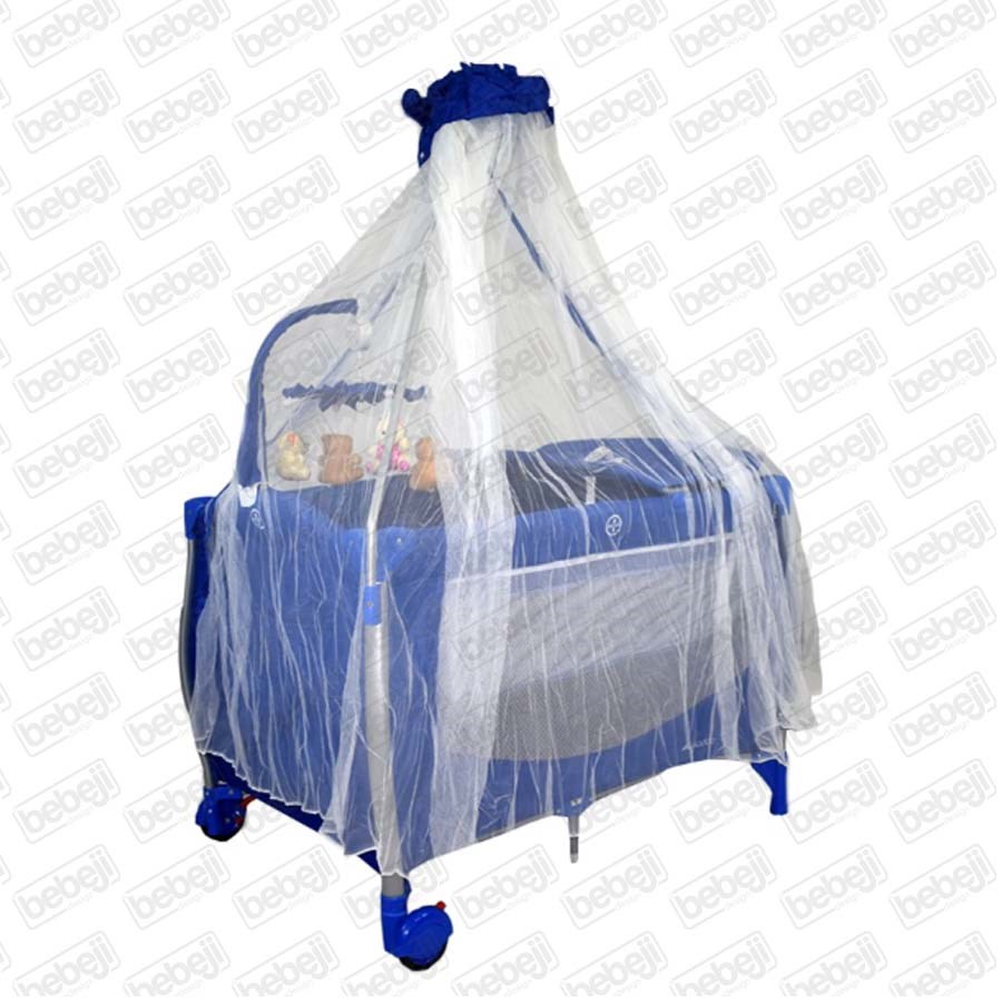 Dukaddo Ghita Aluminyum 70x110 Cm Park Yatak Mavi 