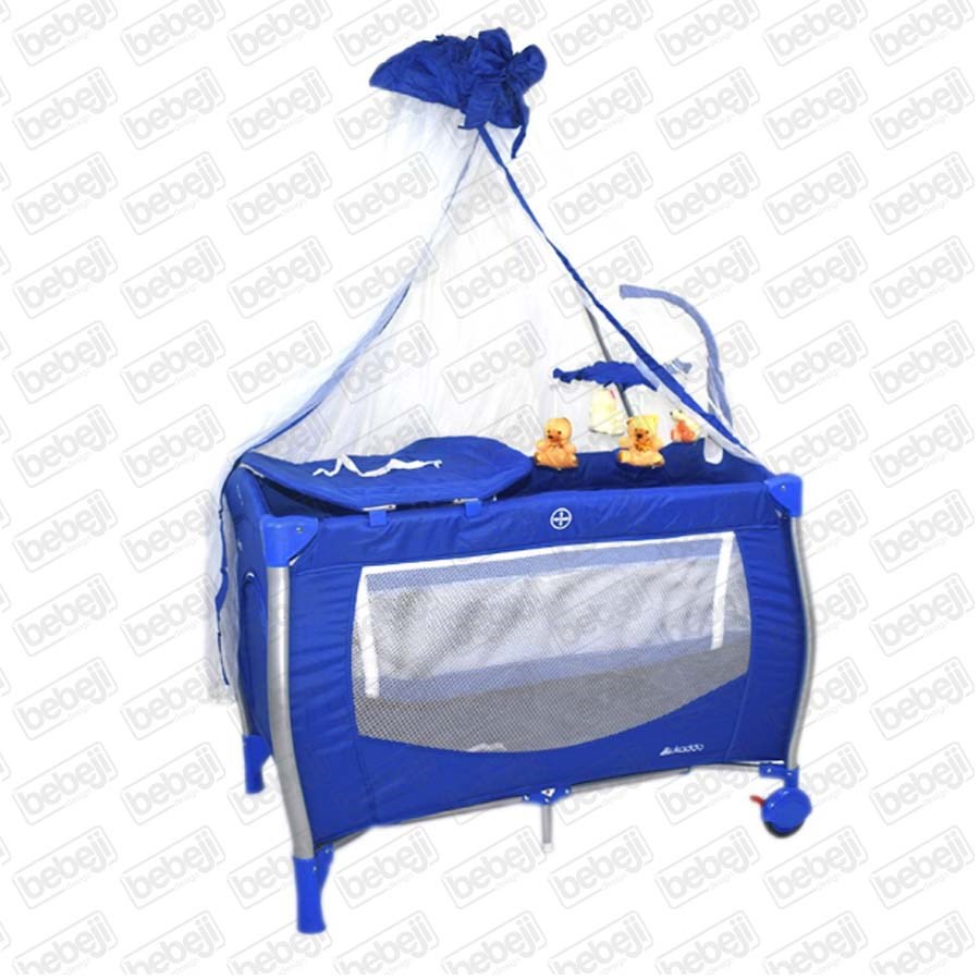 Dukaddo Ghita Aluminyum 70x110 Cm Park Yatak Mavi 