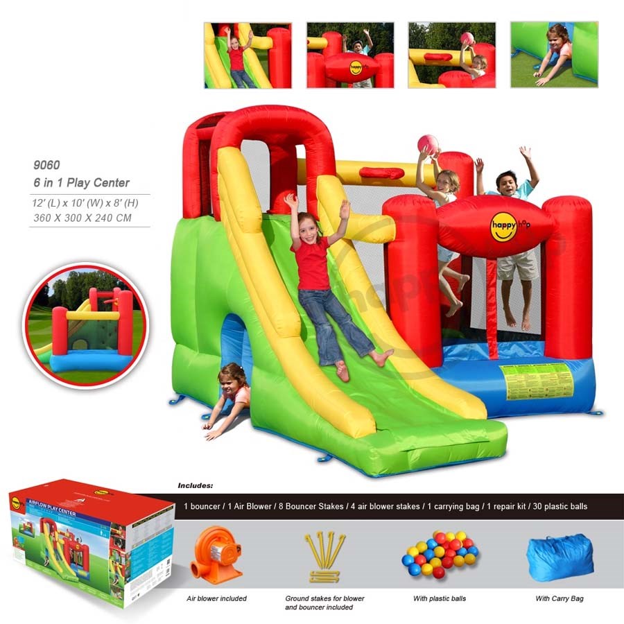 6 In 1 Şişme Oyun Parkı 360x300x240 